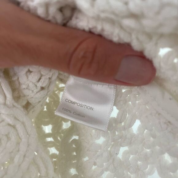 Wai Ming Cotton Crochet Racerback tank - Picture 4 of 5